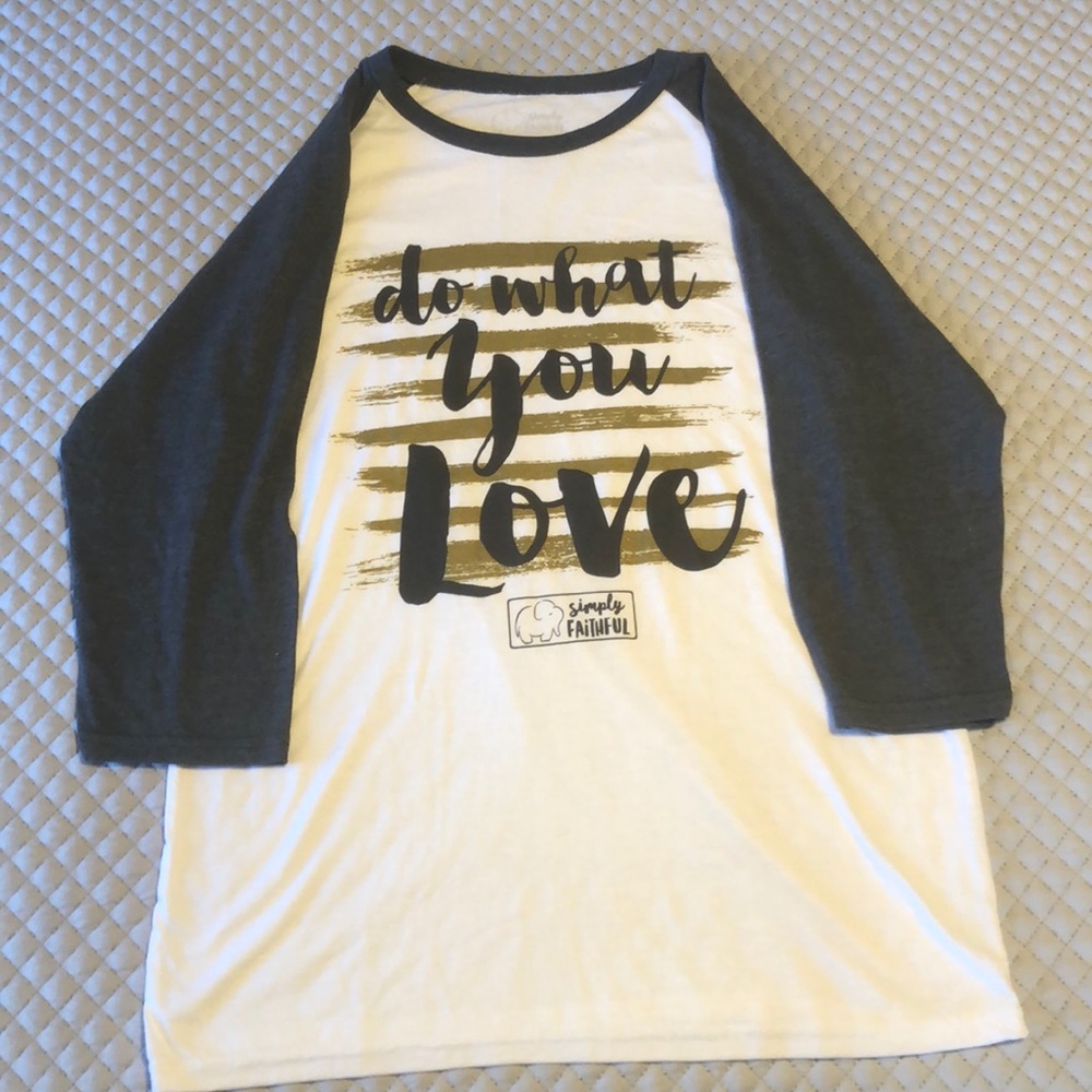 Simply Faithful 3/4 Sleeve Tee